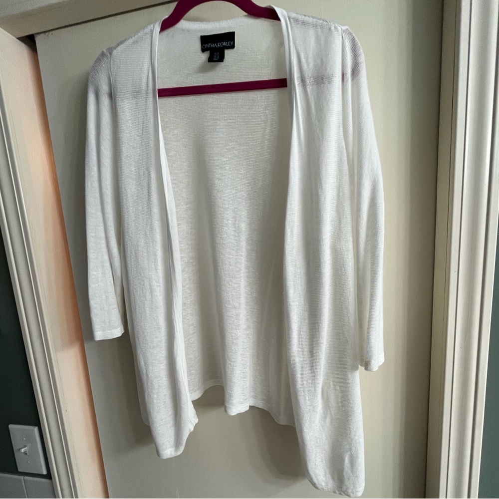 Cynthia Rowley light weight sweater. 3/4 sleeves